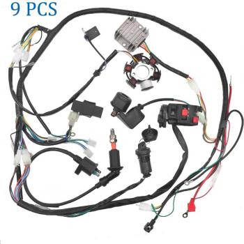 Full Complete Stator Assembly Wiring Harness for GY6 125CC 150CC Dirt Bike ATV Quad CDI Coil