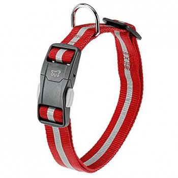 Ferplast CLUB REFLEX C Collier Réfléchissant Nylon pour Promenades Nocturnes