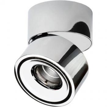 Spot cromo LED Decor Walther Studio, Ø 7,6 cm