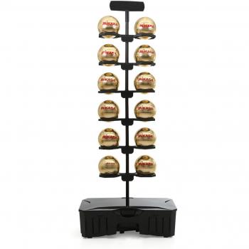 Mikasa HAMMER Ball‑Show‑Display – Schwarzer Ständer 85 × 40 × 210 cm