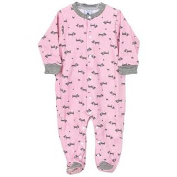 Babidu 14144 Boys’ Pink Sleepsuit 6M