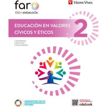 Educación en valores cívicos y éticos 2. Andalucía (Faro) (Tapa blanda).