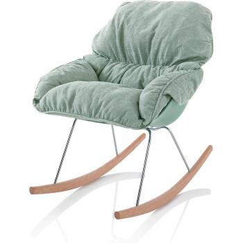 Mecedora AQA diseño en verde menta