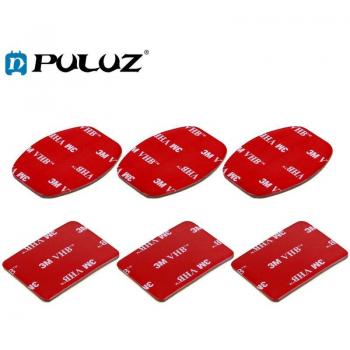 PULUZ 3 Flache und 3 Gebogene VHB Pads für GoPro