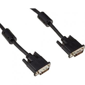 InLine® DVI-D Kabel, digital 24+1 Stecker / Stecker, Dual Link, 2 Ferrite, 5m