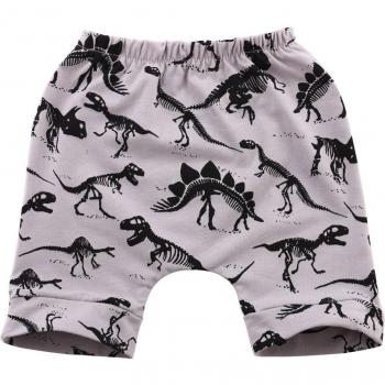 Pantalones Cortos para Niña con Estampado de Dinosaurio