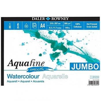 Daler Rowney Aquafine Watercolour Pad A4 300G 50 Sheets