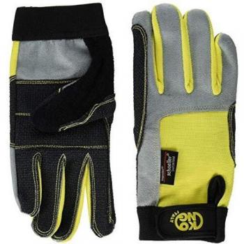 Kong Italy Full-Finger Gloves Yellow/Black Size 2XL Male