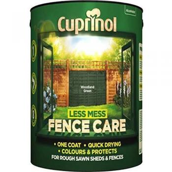 Cuprinol 5191663 Less Mess Fence Care, Woodland Green