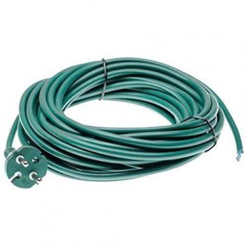 VHBW 10m Stromkabel für Vorwerk Tiger und Kobold Staubsauger, kompatibel mit 136, 140, 150, 250-270