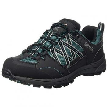 Regatta Womens Samaris II Low Waterproof Walking Shoes (Shoreline / Ash)