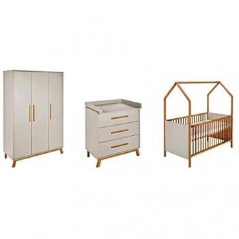 Schardt Babyzimmer Set Sienna Grey mit Hausbett