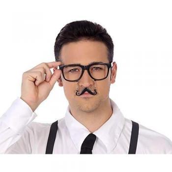 Óculos de fantasia Bigode Preto