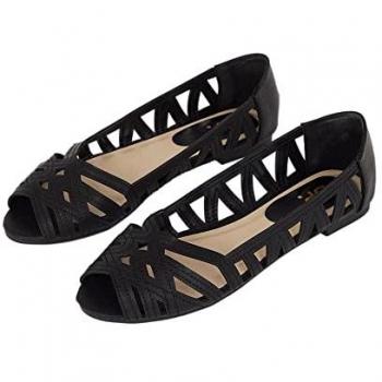 Prim Peep Toe Ballet Flats