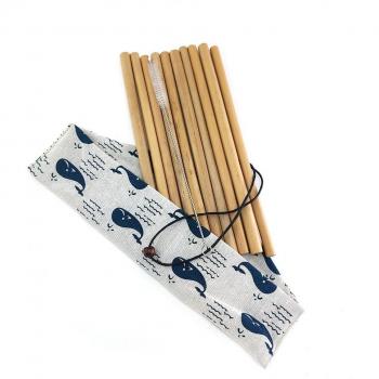 Natural Bamboo Straws for Kids