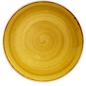 Stonecast Dinner Plate in Mustard Yellow