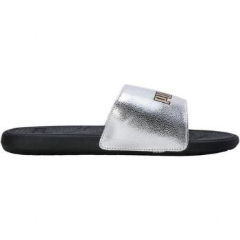 Chinelo Puma Femme Metallic Preto