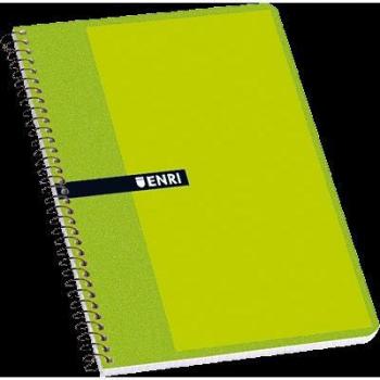 Cahier Souple Enri A5 Grille Couleurs