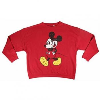Sudadera larga de mujer Mickey Mouse 63077 color rojo