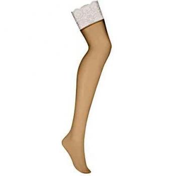 Obsessive 853-STO L-XL Medias Femme Blanc