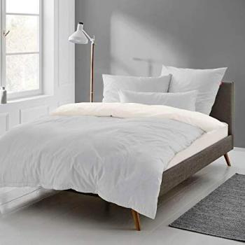 Renforce Serano Silbergarn: 1 Bettbezug 240 × 220 cm + 2 Kissenbezüge 80 × 80 cm – Damen