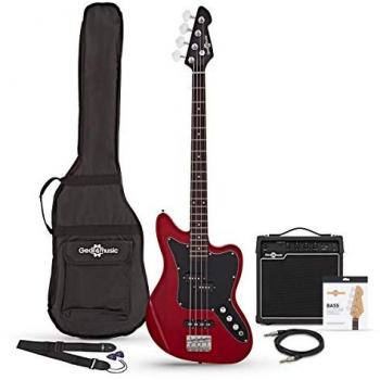 Paquete Bajo Seattle + Amplificador de 15 W Color Burdeos