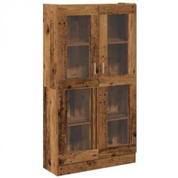 Buffet industriel vieilli vitaXL – 82,5 × 30,5 × 150 cm