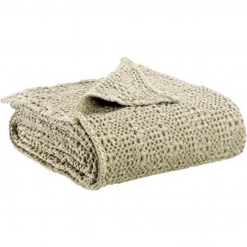 Comfortabel stonewashed katoenen sprei Vivaraise Tana