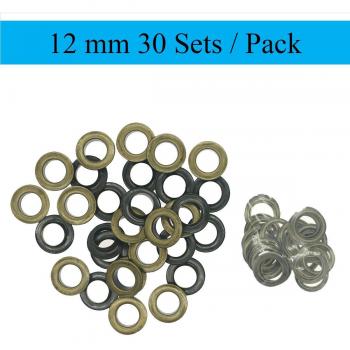 Premium Bronze Plane Metal Eyelets 3‑30 mm – Leathercraft, Scrapbooking, Decorative Hooks