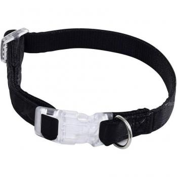Hearts & Homies Halsband für Spaziergänge Schwarz (40-55 cm)