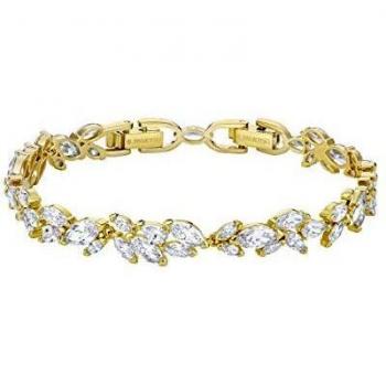Braccialetto di Lusso Swarovski Louison Oro Placcato