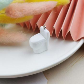 Accesorios de joyería mini, colgante de resina para baño, 10 piezas