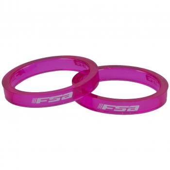 FSA Pink 1.1/8 Polycarbonate Headset Spacer – 5 × 10 mm