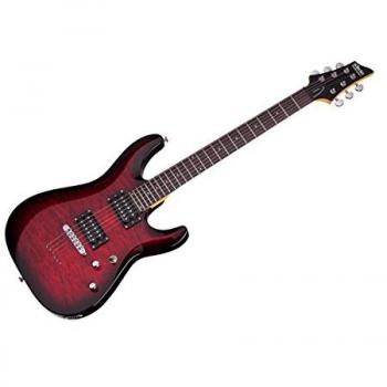 Schecter C‑6 Plus (Électronique) – finition See‑Thru Cherry Burst