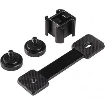 Soporte Triple Universal para Micrófono y Luz LED