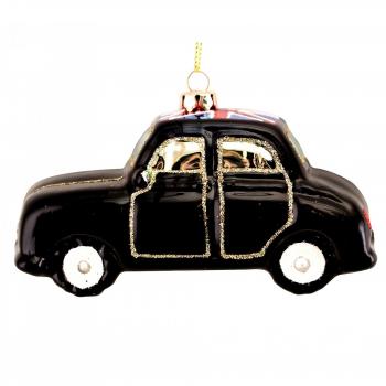 Décoration en verre Gisela Graham Taxi Londonien