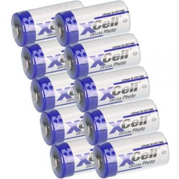 XCell 10x CR123A Hochleistungsbatterien 3V
