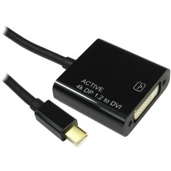 Mini DisplayPort to DVI Cable Active 4K 3D