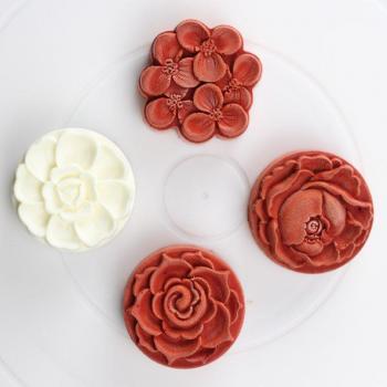Flower Pattern Soap Molds