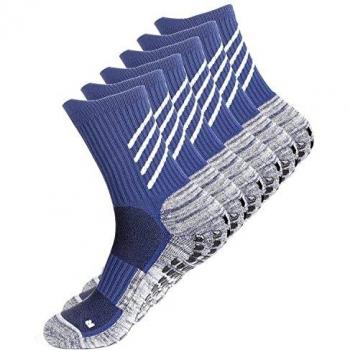 GripPro Soccer Crew Socks for Men & Women – Navy L3P