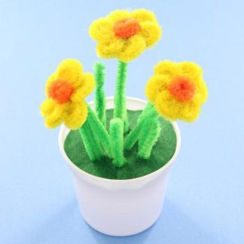 Parent-Child DIY Plush Flower Pot Activity