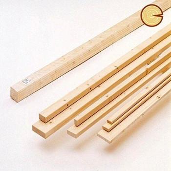Asta in Legno H2mt Varie Dimensioni 30x30x2000 mm
