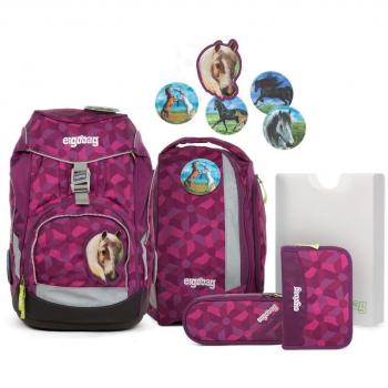 Ergobag Grundschulpack 40 cm, 6‑teilige Sammlung (NachtschwärmBär 2017/18)