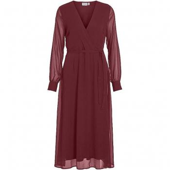 Vila Midikleid V-Ausschnitt 'FALIA' Größe 36