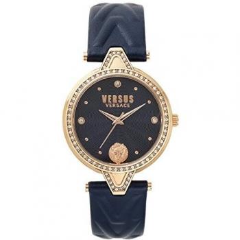 Ladies Versus V Crystal Blue Dial Watch