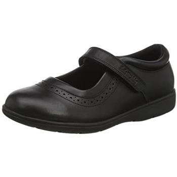 Touch Star Black Infant Leather Shoe