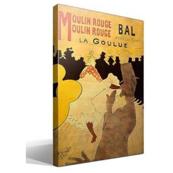 Arte Español: Lienzo Moulin Rouge 100% algodón