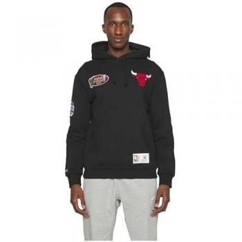 Chicago Bulls Hoodie Hometown Fleece – Mitchel & Ness, noir, pour hommes