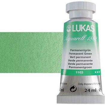 Lukas 1862 Green Paint – Watercolour, 24 ml