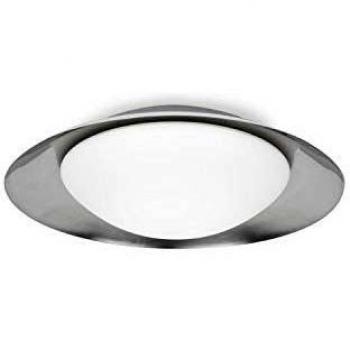 Medium Flush Mount LED Wall Light in White